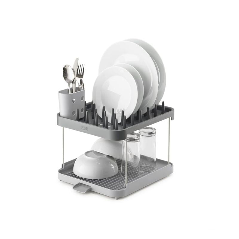 Joseph Joseph Duo 2-Tier Dish Rack - Grey