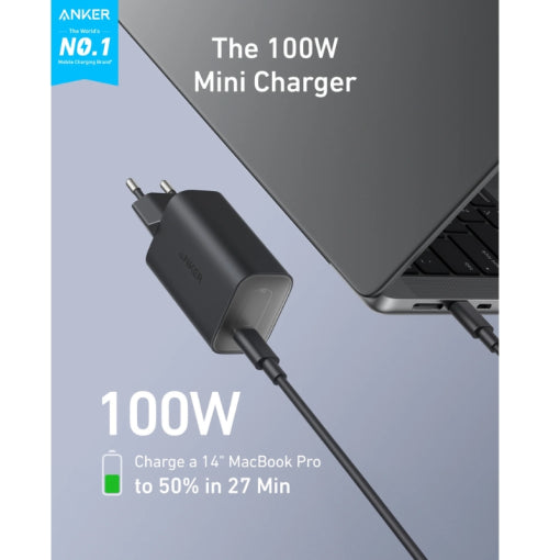 Anker Nano Charger 100W with 6ft 5A c-c cable