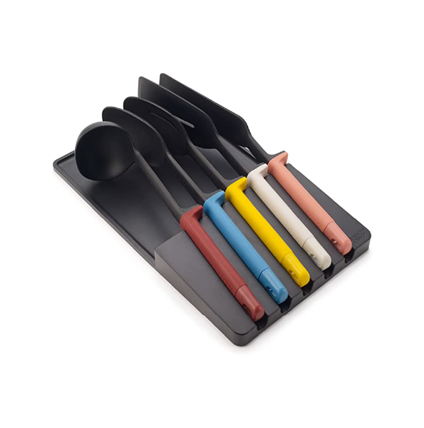 Joseph Joseph Elevate Utensils in Drawer Store Set of 5 Kitchen Utensils Storage and Organization, Multicolor