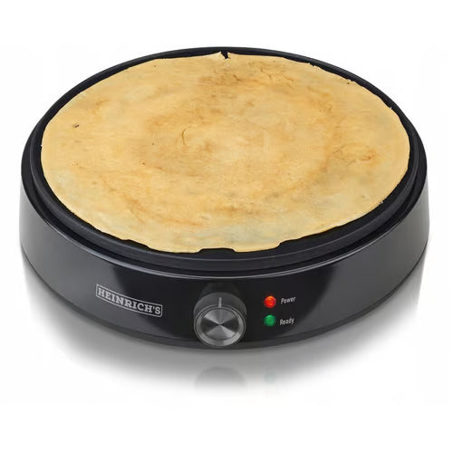 Heinrich's Crepe Maker 30cm Black 1200W (hamz) HCM-8682