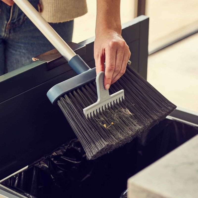 Joseph Joseph CleanStore Blue Wall-mounted Broom