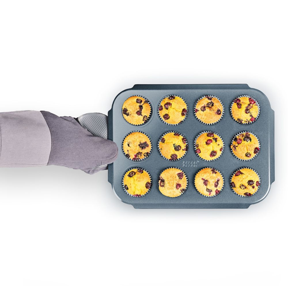 Joseph Joseph Nest™ Bake Non-Stick 12 Cup Blue Muffin Tray