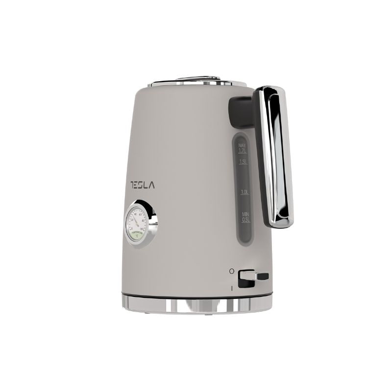 Tesla Kettle 2200W, 1.7L Cream Inox - KT600CX