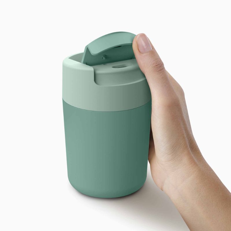 Joseph Joseph Sipp™ Travel Mug with Hygienic Lid 340ml Green