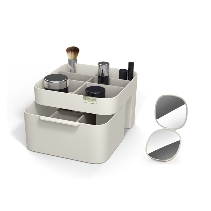 Joseph Joseph Viva Make Me Up Compact Mirror & Makeup Organiser Set