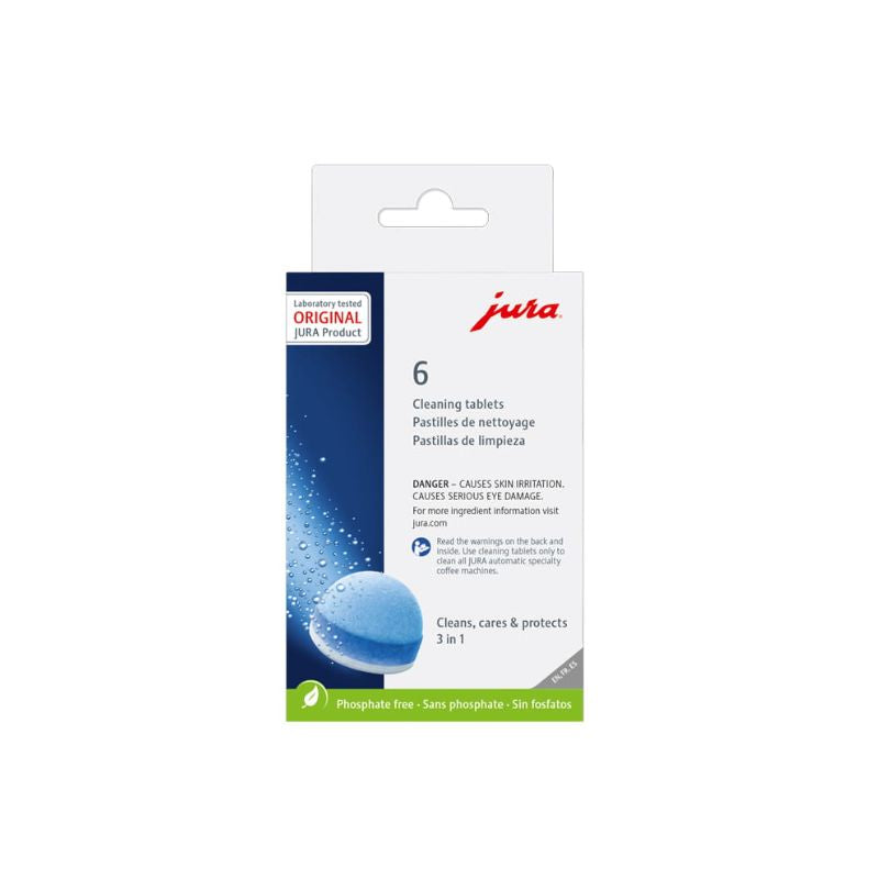 Jura 3-phase-cleaning tablets pack of 6