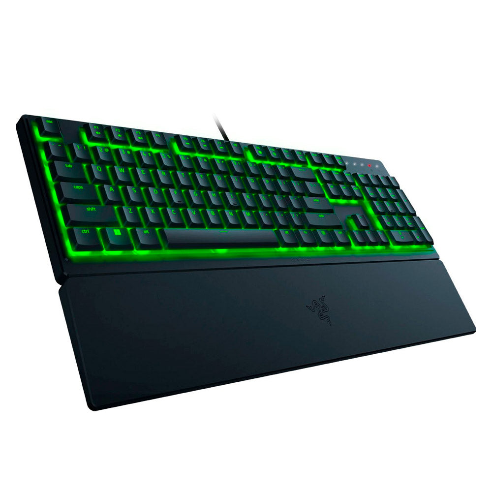 Razer - Ornata V3 X Full-Size Wired Membrane Gaming Keyboard with Chroma RGB Backlighting - Black