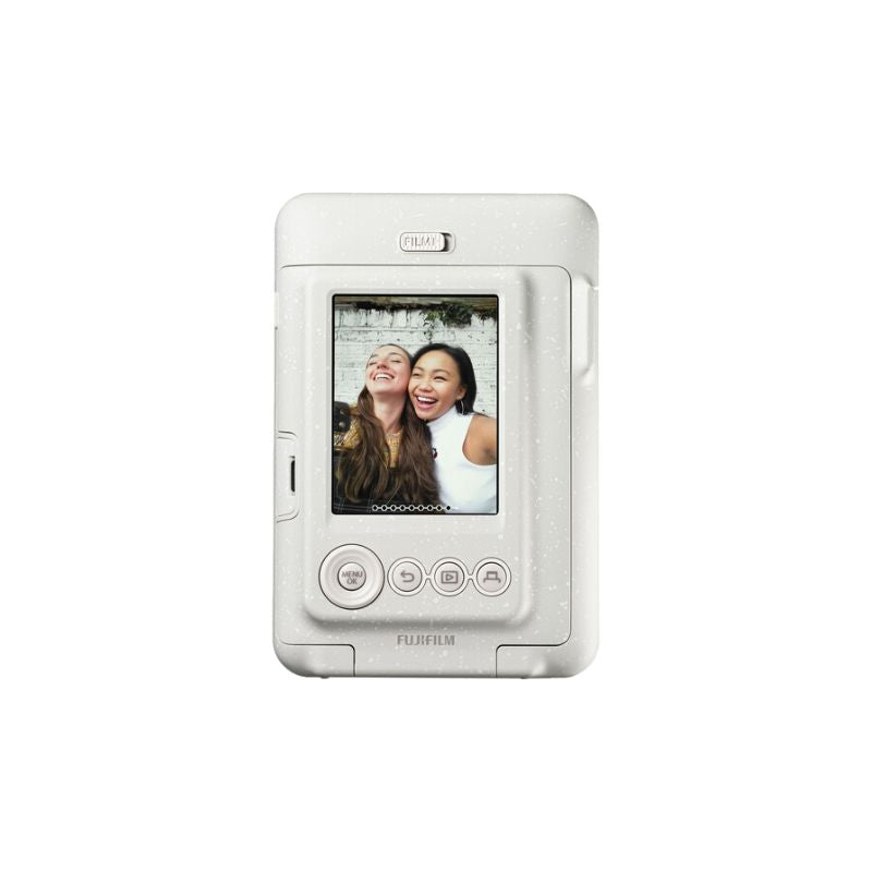 Fujifilm Instax HM1 Liplay Hybrid Instant Camera (Misty White)