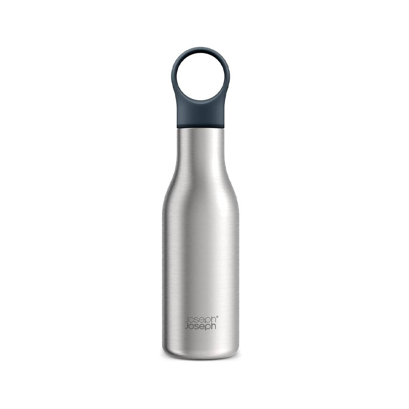 Joseph Joseph Loop™ 500ml Stainless-steel Vacuum Insulated Water Bottle Stainless steel