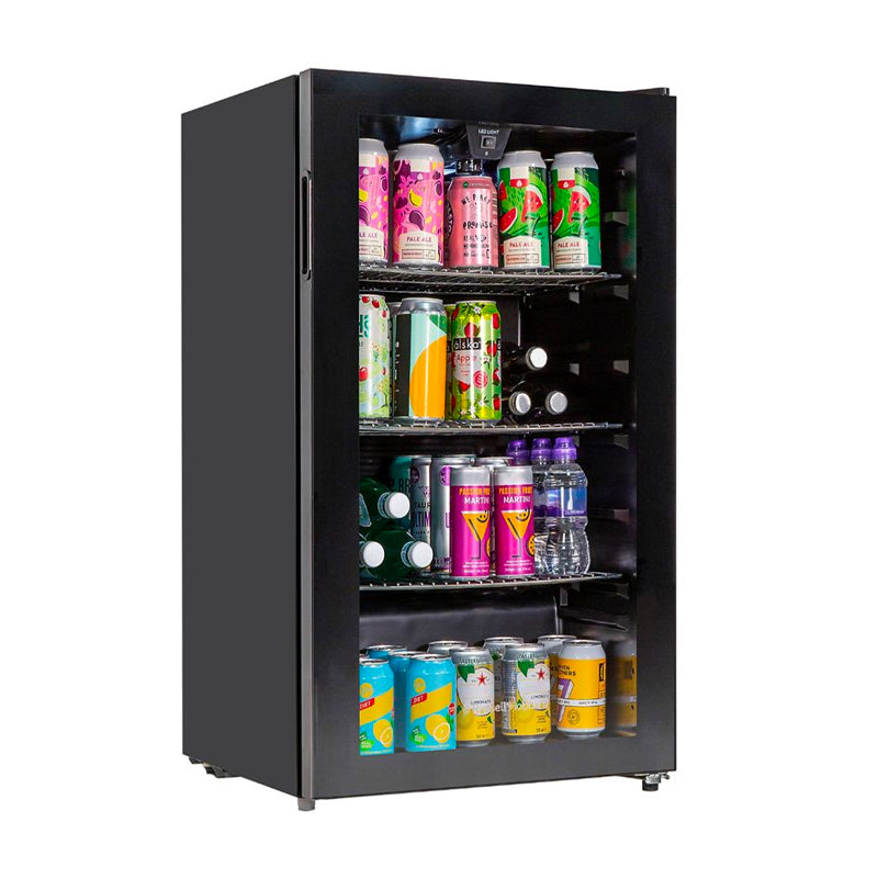 Russell Hobbs Freestanding Bottles Cooler Fridge, Black