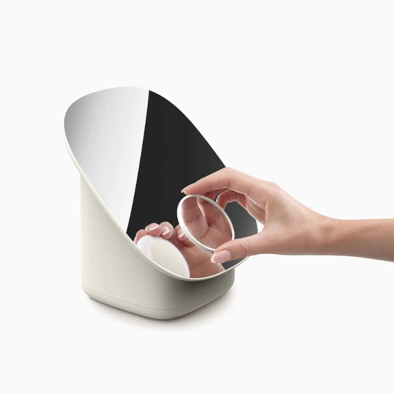 Joseph Joseph Viva Pedestal Mirror with Cosmetic Organiser