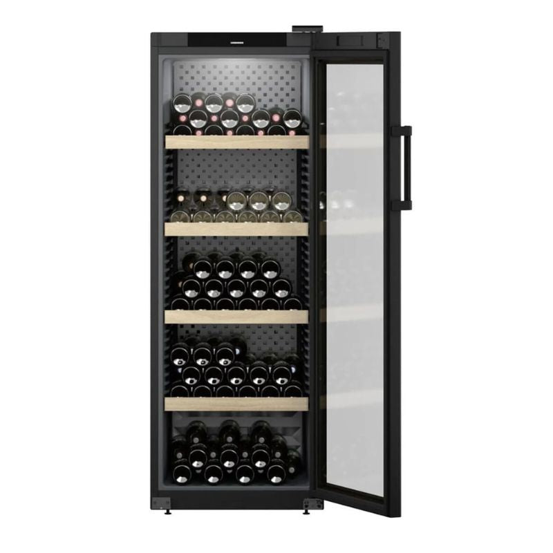 Liebherr - GrandCru 196 Bottle Freestanding Wine Cabinet - WPbl 5001 - Glass Door