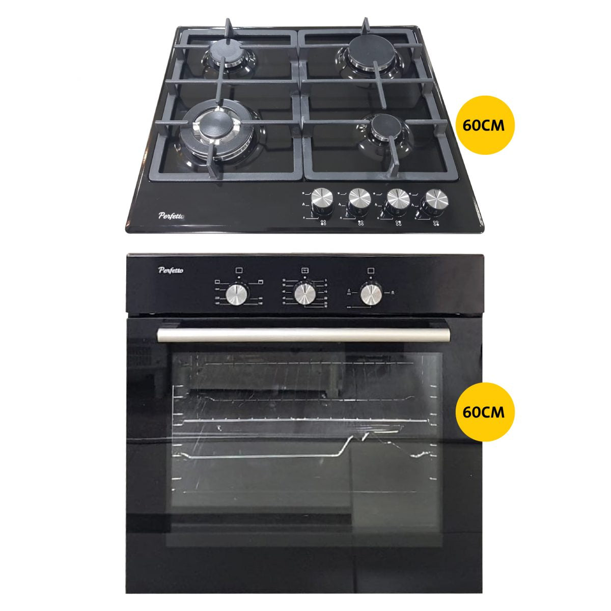 Perfetto 60cm Built-in Bundle Black