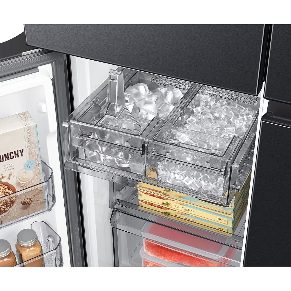 Samsung Family Hub™ AI Vision Inside RF65DG9H0EB1 French Style Smart Fridge Freezer - Black