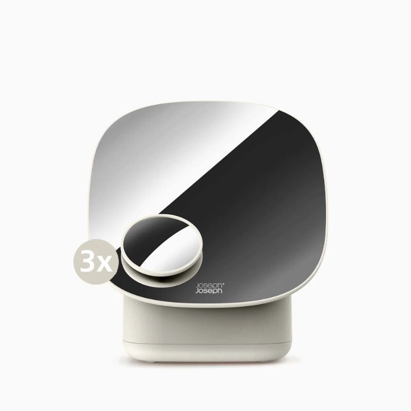 Joseph Joseph Viva Pedestal Mirror with Cosmetic Organiser