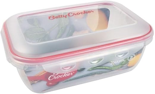 Betty Crocker Rectangular Storage Container (2500ML)