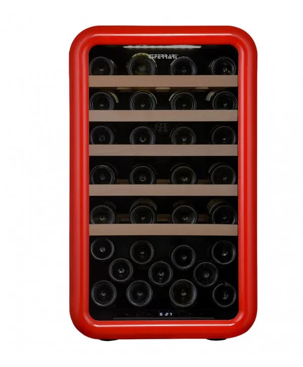 46 Bottles Retro Wine Cooler – G3Ferrari – Vintage Red Color
