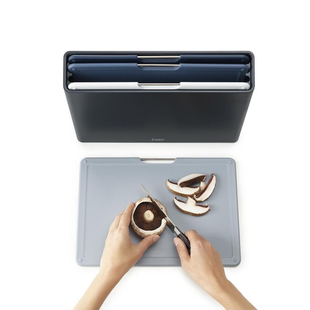 Joseph Joseph Folio 4-piece Grey Chopping Board Set Large