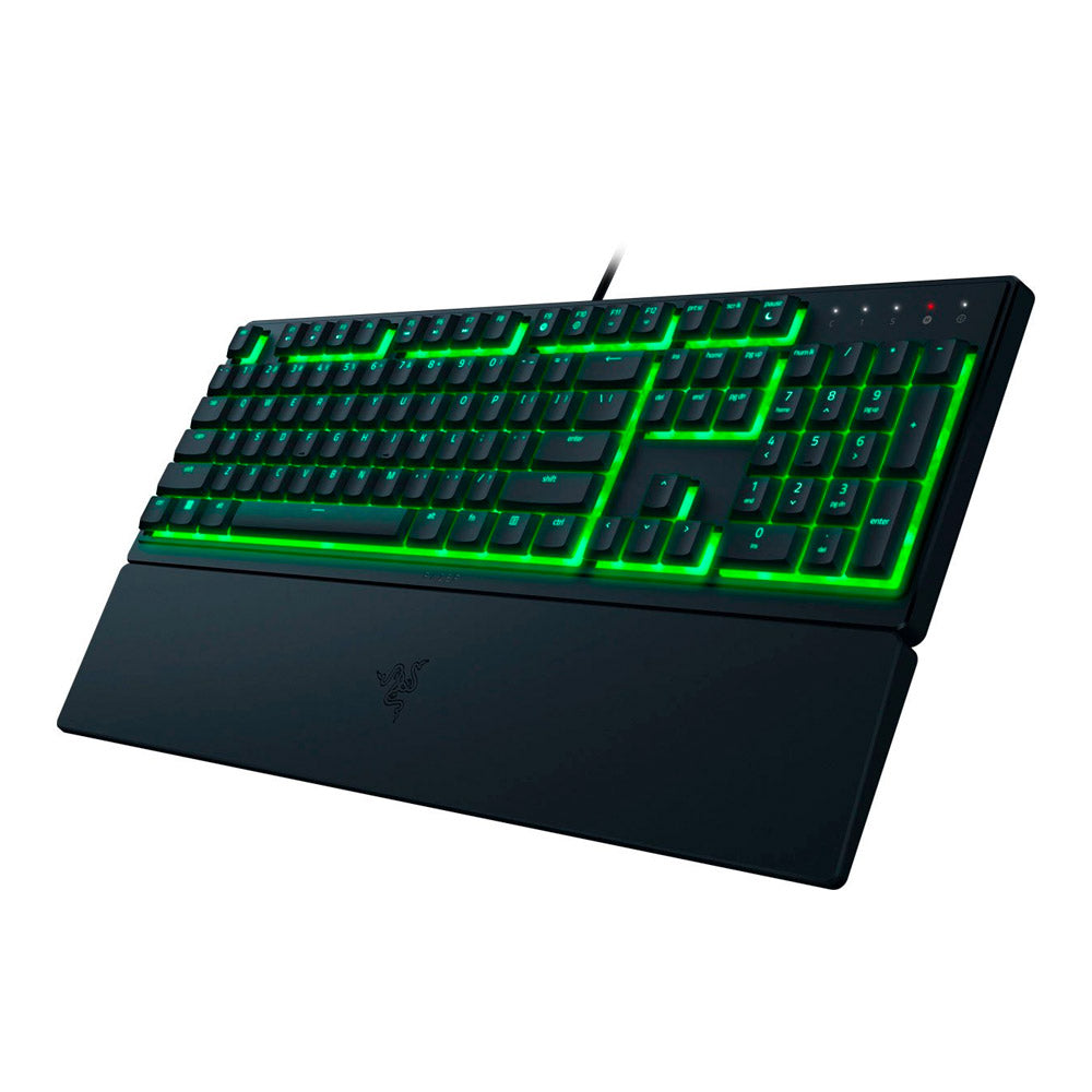 Razer - Ornata V3 X Full-Size Wired Membrane Gaming Keyboard with Chroma RGB Backlighting - Black