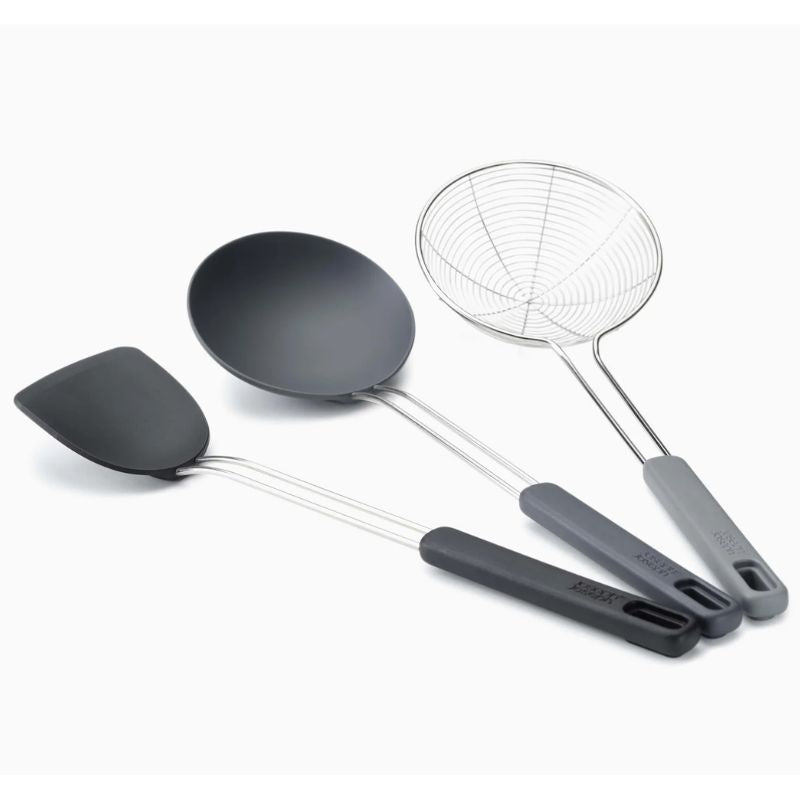 Joseph Joseph Nest™ Fusion 3-piece Black Wok Utensil Set