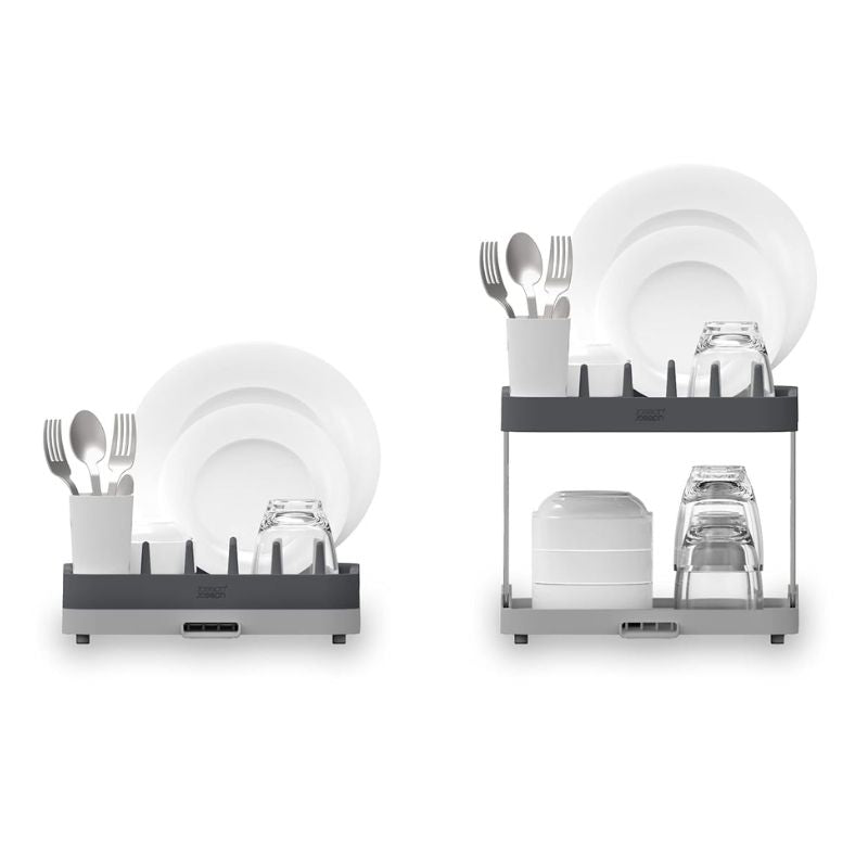 Joseph Joseph Duo 2-Tier Dish Rack - Grey