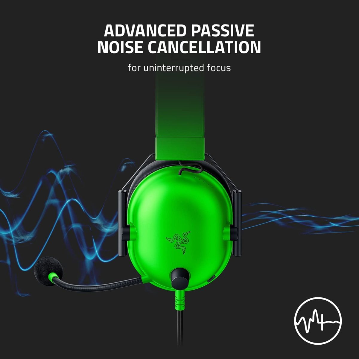 Razer Black Shark V2 X - Gaming Headset Green