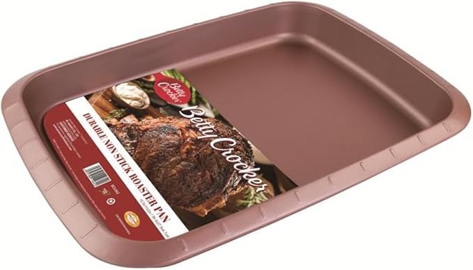 Betty Crocker Non-Stick Deluxe Roasting Pan With Handles 39Cm