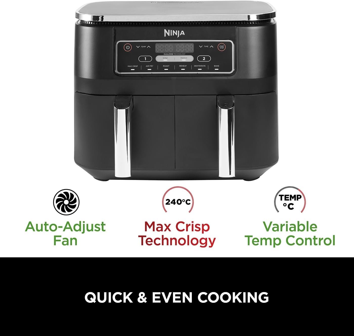 Ninja Foodi Dual Zone Digital Air Fryer