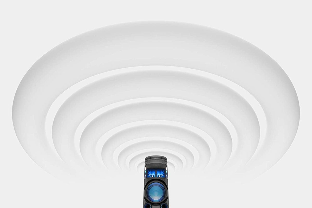 Sony MHC-V43D High Power Party Speaker with Bluetooth Technology (Karaoke,Gesture Control, Party Light) - Black