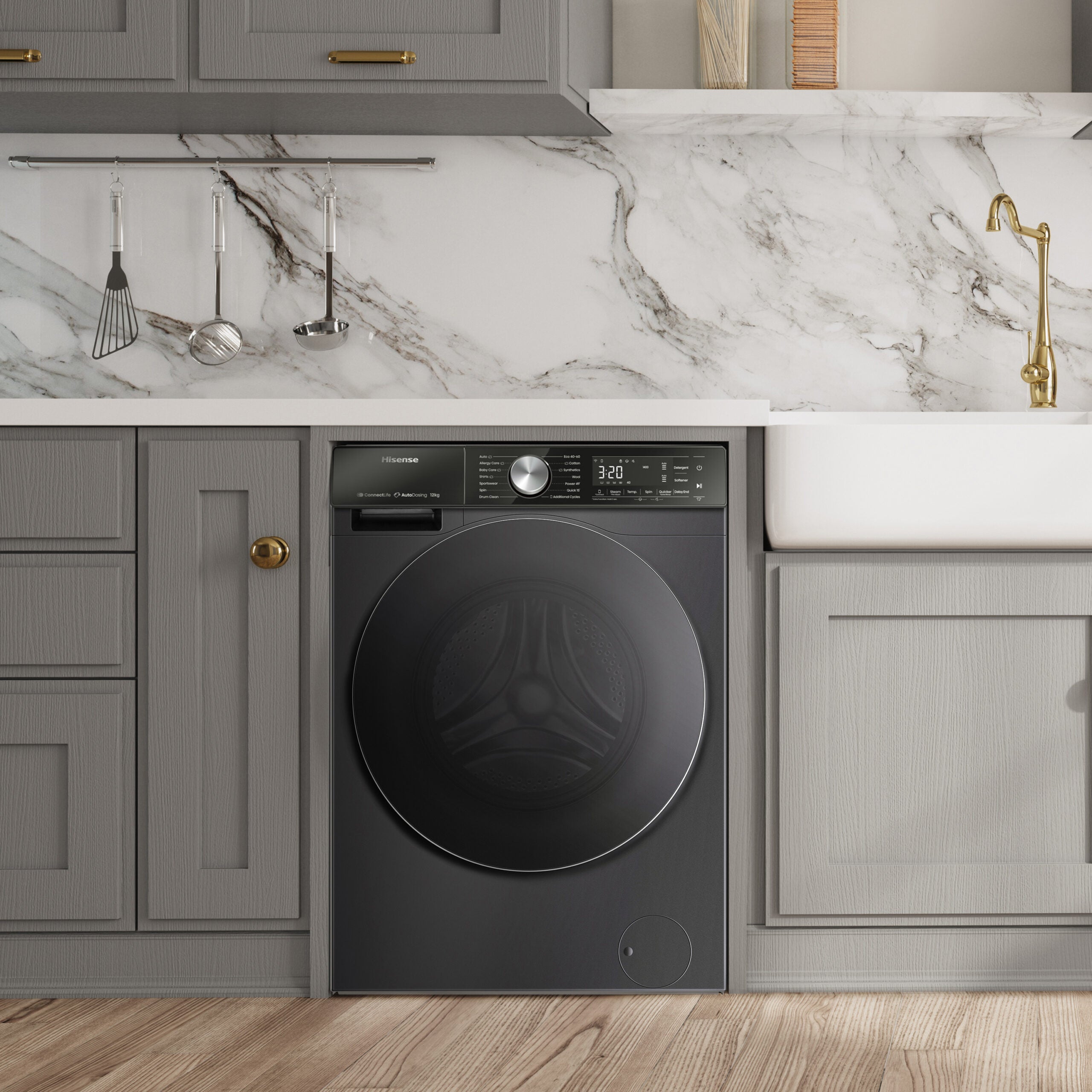 Hisense 5S Series WF5S1245BB Wifi Enabled 12kg Washing Machine