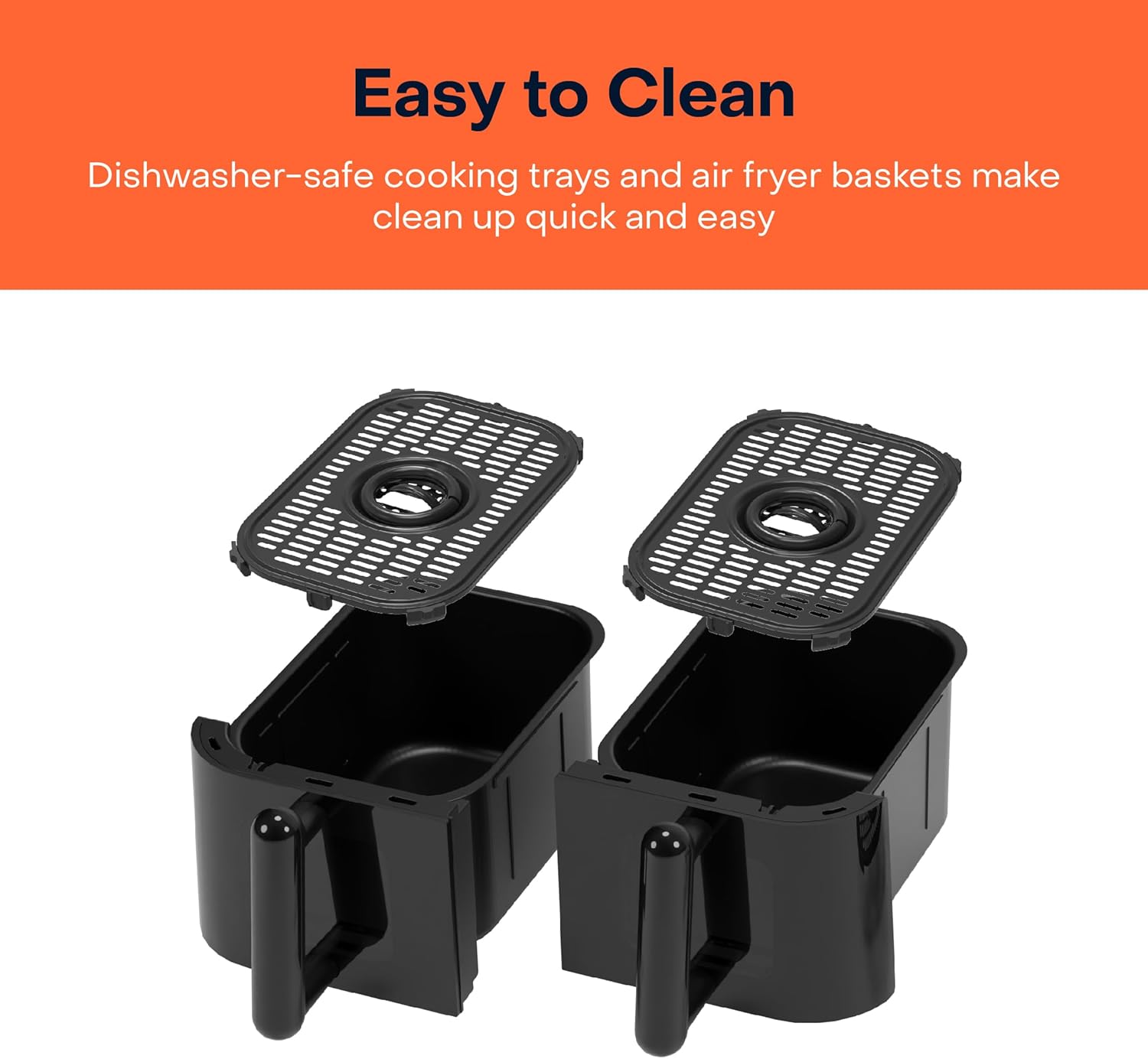 Nutricook Air Fryer Duo 2 Vision with Clear Window and Internal Light, 8.5L