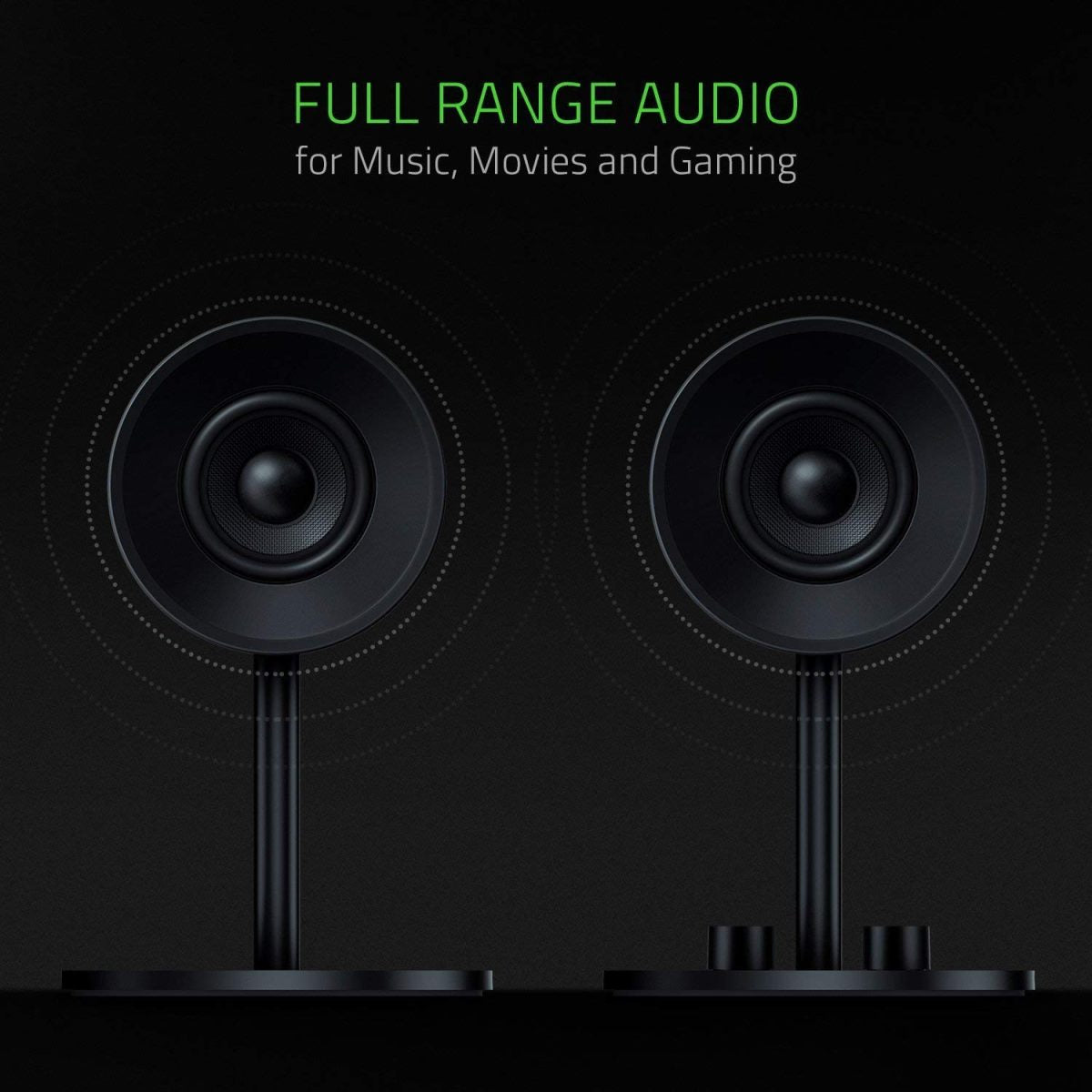 Razer Nommo - Full Range 2.0 PC Gaming Speakers