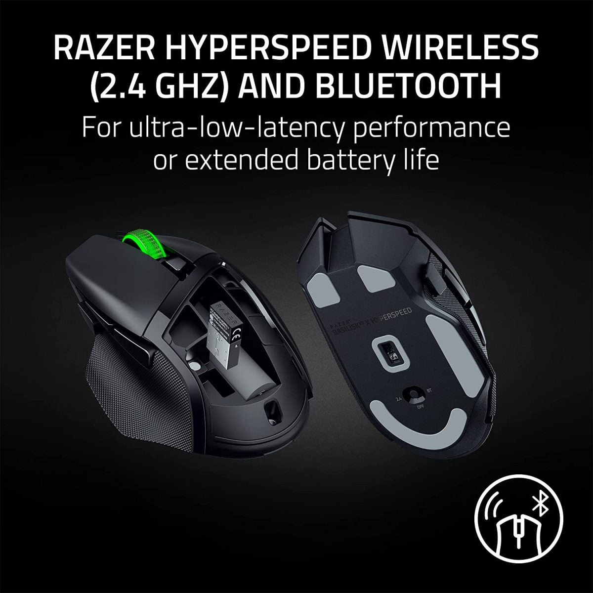 Razer Basilisk V3 X HyperSpeed - Customizable Wireless Gaming Mouse