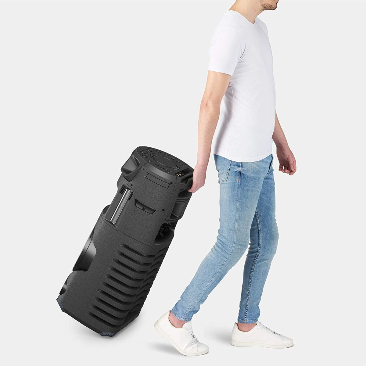 Sony MHC-V43D High Power Party Speaker with Bluetooth Technology (Karaoke,Gesture Control, Party Light) - Black