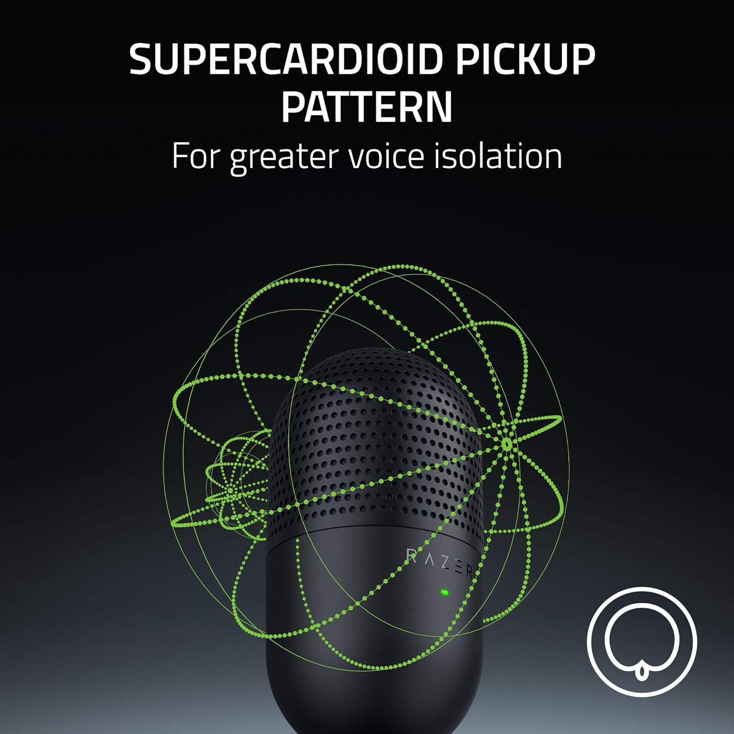 Razer Seiren V3 Mini USB Microphone White