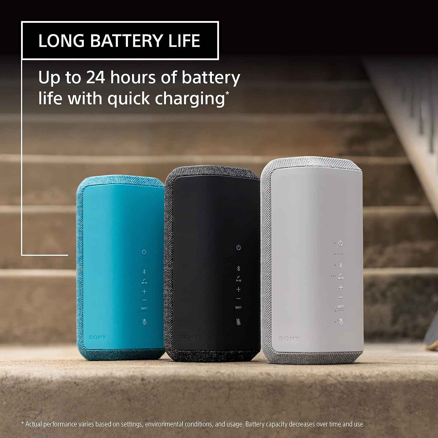 Sony XE300 X-Series Portable Wireless Speaker, Black