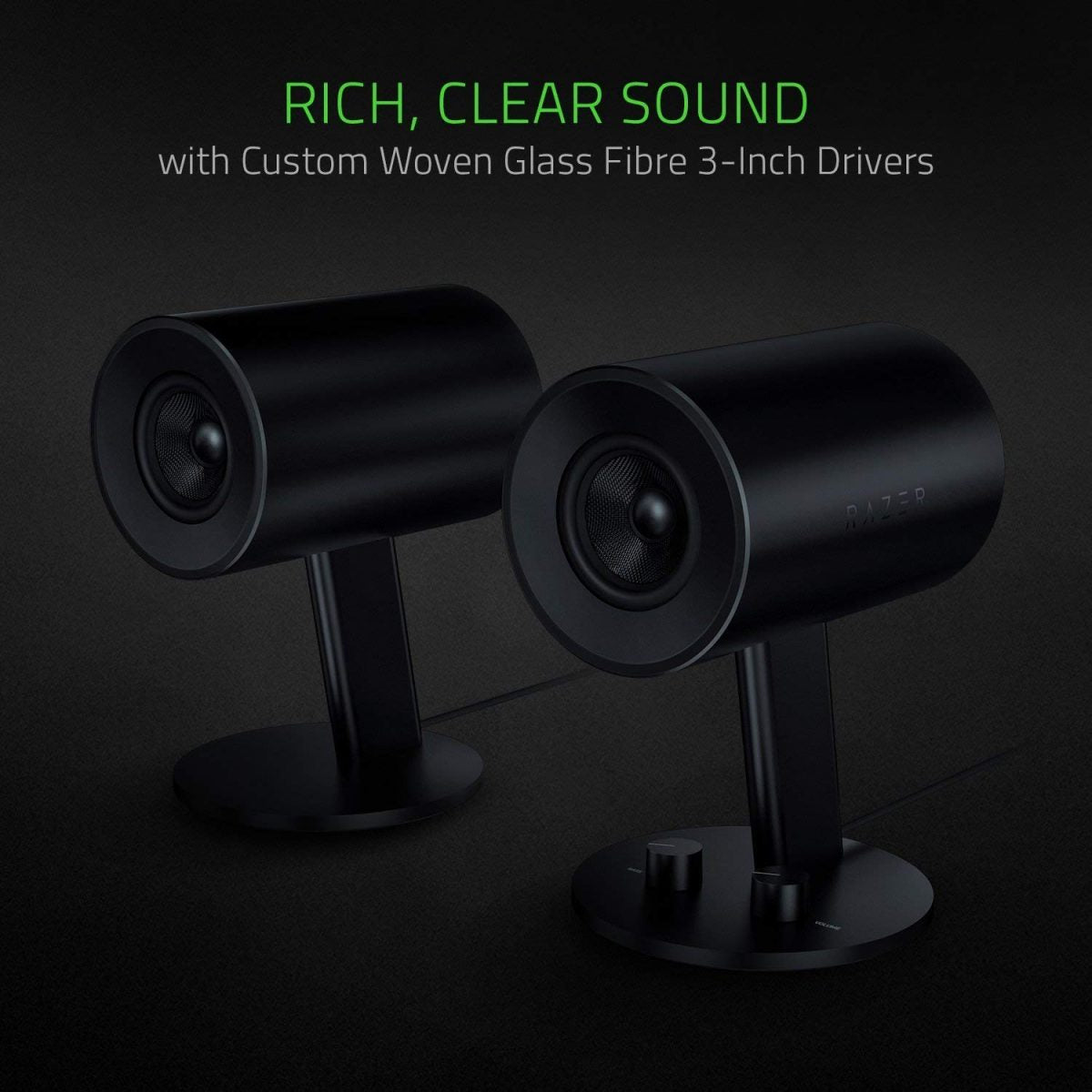 Razer Nommo - Full Range 2.0 PC Gaming Speakers