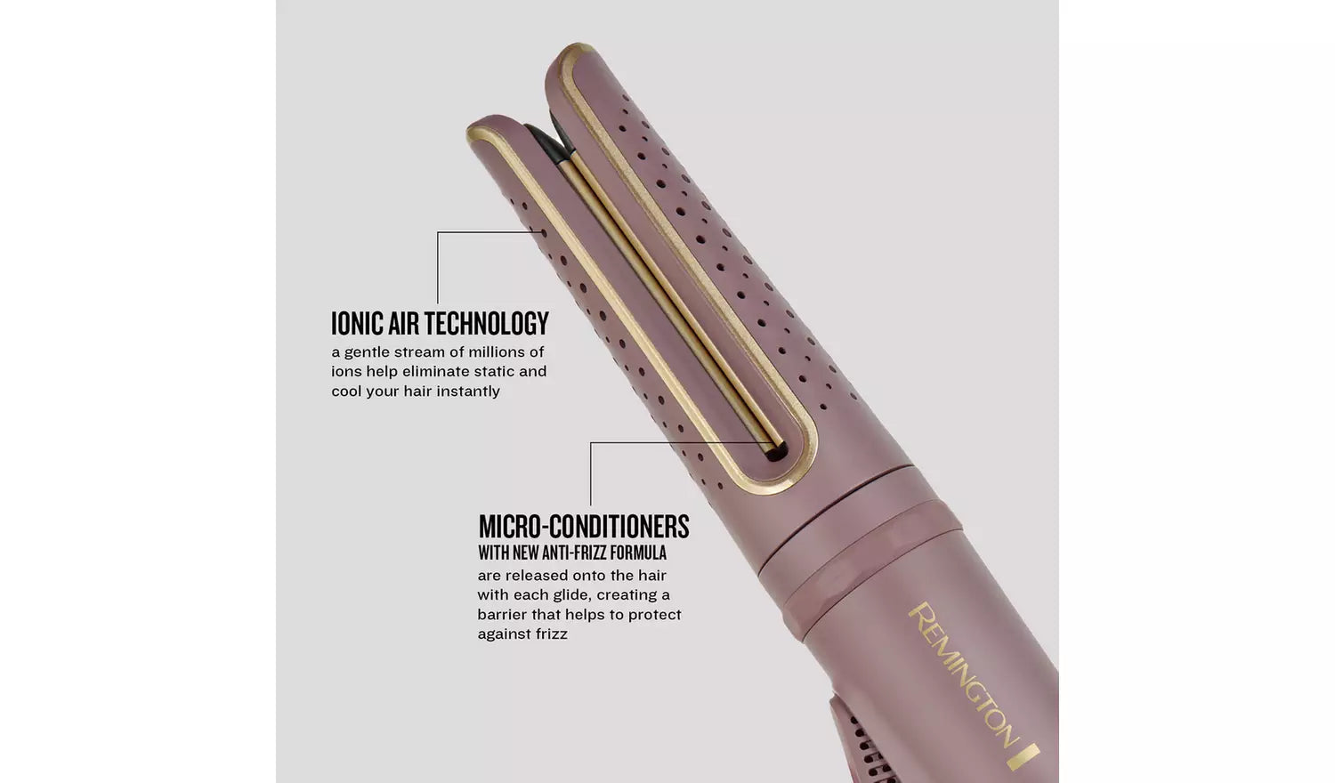 Remington CI8930 AIRvive Rotating Curling Wand