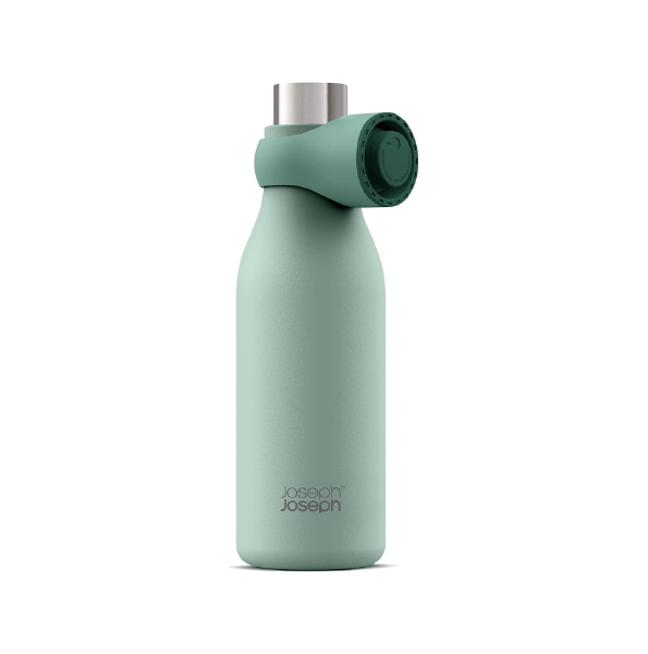 Joseph Joseph Loop™ 500ml Stainless-steel Vacuum Insulated Water Bottle Green