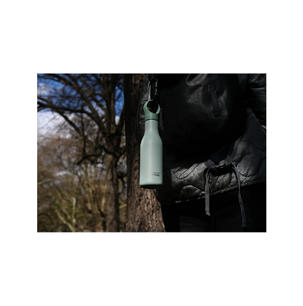 Joseph Joseph Loop™ 500ml Stainless-steel Vacuum Insulated Water Bottle Green