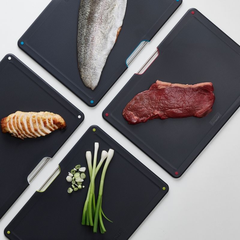 Joseph Joseph - Folio™ Steel 4-piece chopping board set