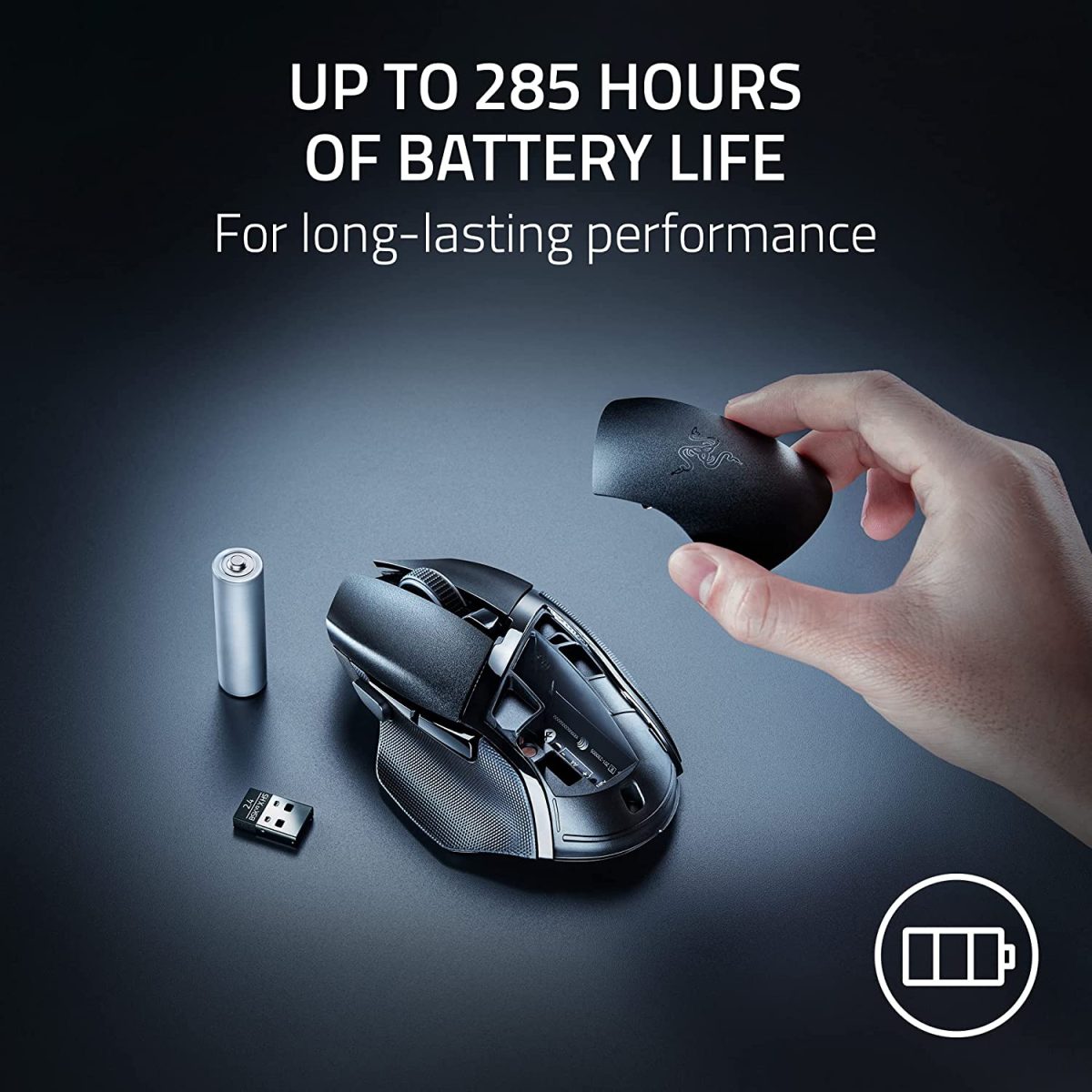 Razer Basilisk V3 X HyperSpeed - Customizable Wireless Gaming Mouse