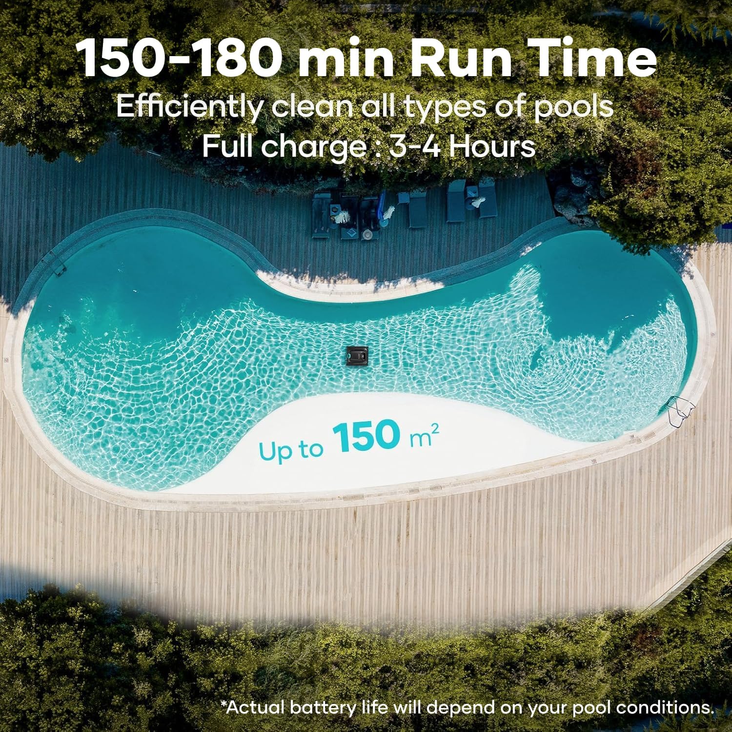 Aiper Scuba S1 Robotic Pool Cleaner for Inground Pools