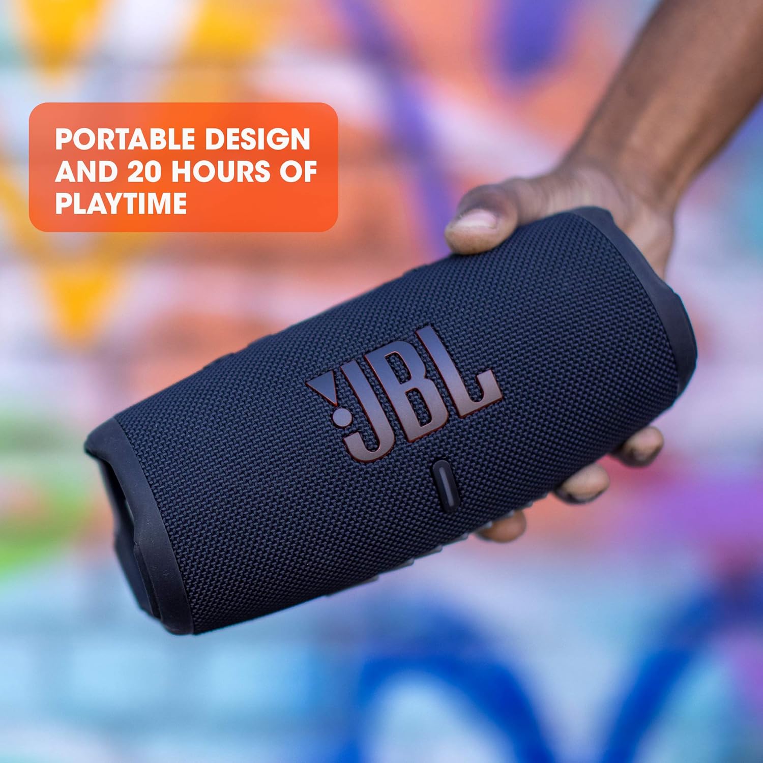 JBL Charge 5 - Portable Waterproof (IP67) Bluetooth Speaker - Grey