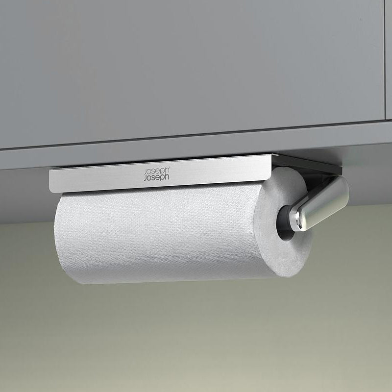 Joseph Joseph RollGrip Under-Shelf Stainless-Steel Kitchen Roll Holder