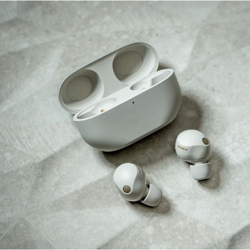 Sony WF-1000XM5 Wireless Noise Cancelling Headphones, Silver