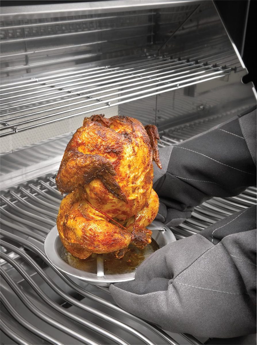 Napoleon 56021 Stainless Steel Beer Can Chicken Roaster