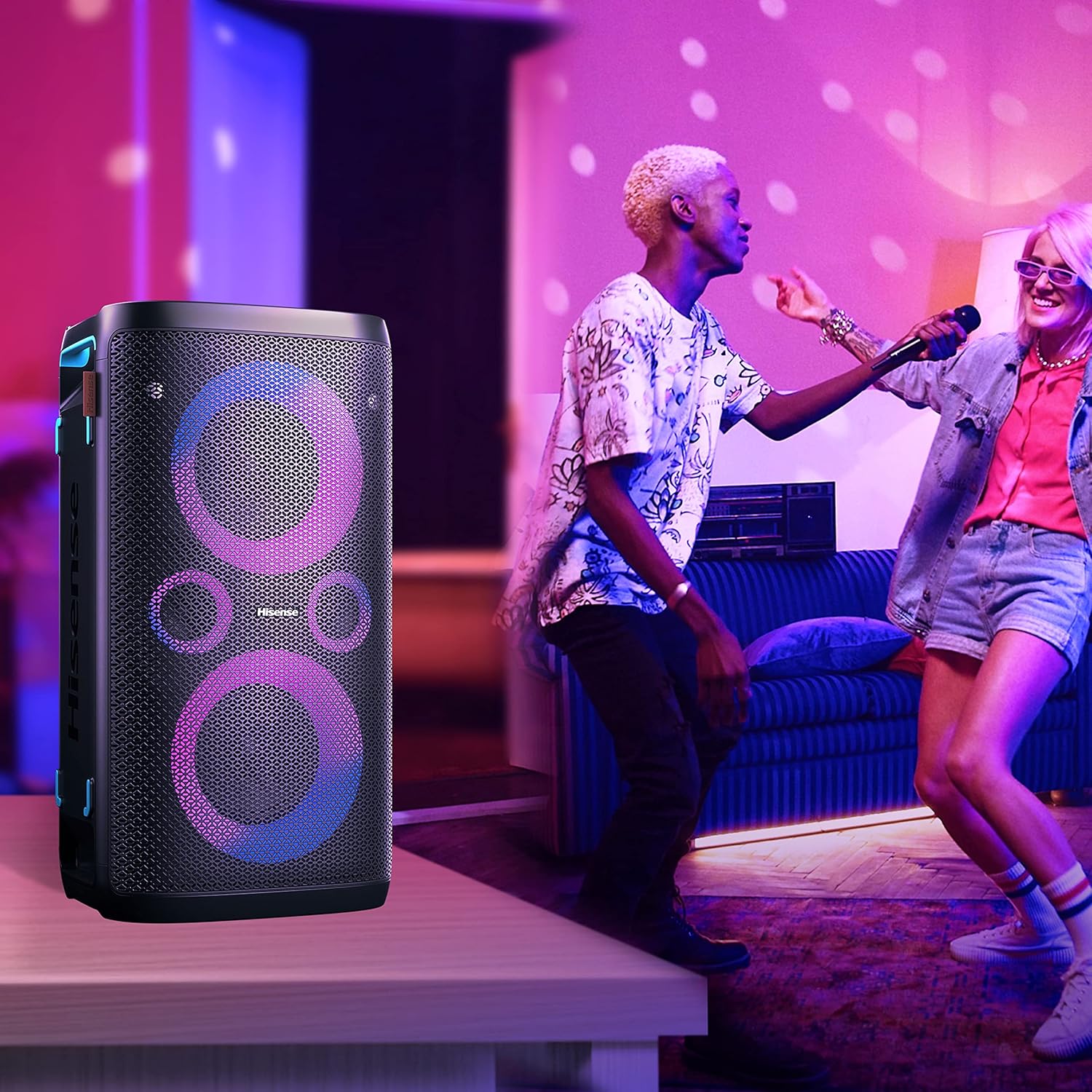 Hisense HP 110 Party Rocker One Plus Portable Party Speaker with Karaoke Mode