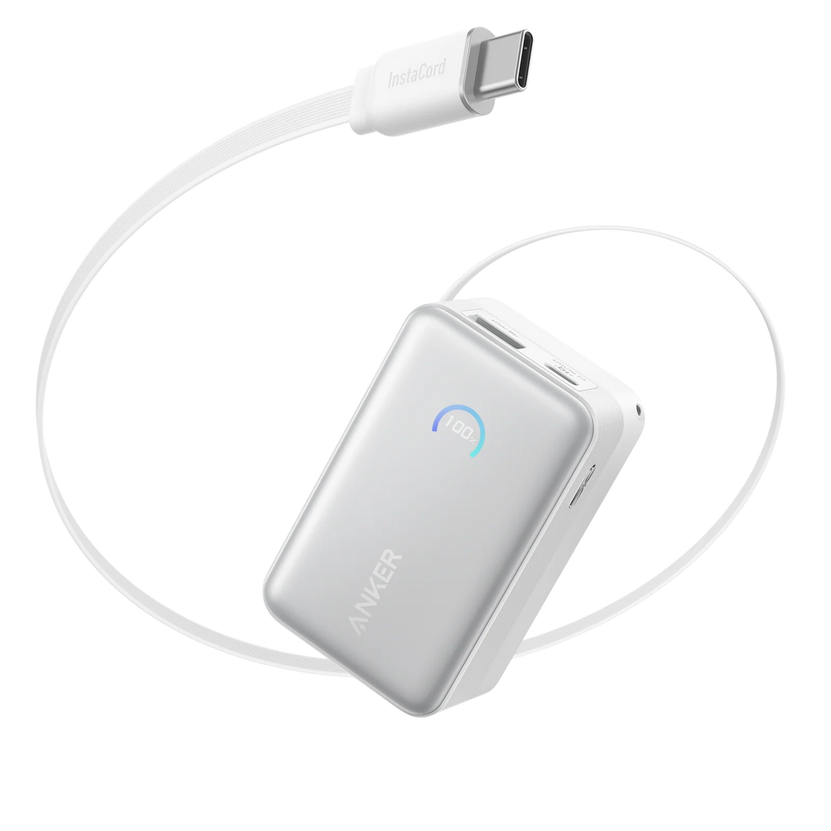 Anker (10K, 45W, Built-In Retractable USB-C Cable)