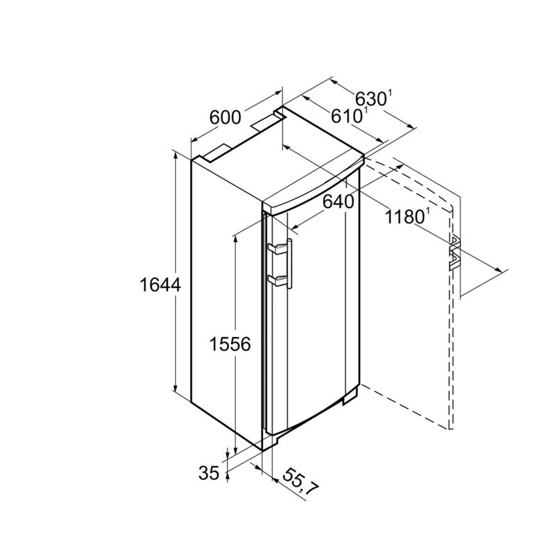 Liebherr GNP 2713 Comfort NoFrost Freestanding freezer with NoFrostFrost